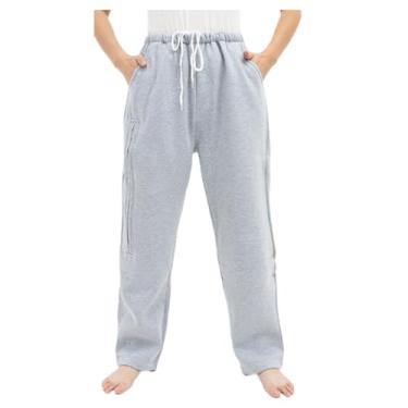 Imagem de DURASIKO Calça bolsa de urina, shorts de cateter, calça para cuidados com incontinência, bolsa de drenagem de urina, bolso duplo, bolsa de drenagem de ostomia, para pessoas incontinentes