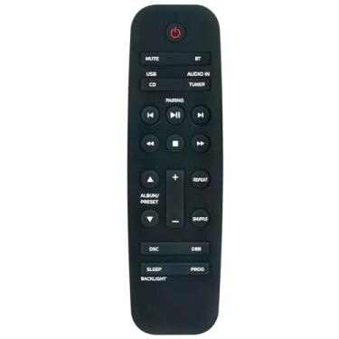 Imagem de Controle remoto de substituição AZ700T Commander compatível com leitor de CD portátil Philips AZ700T/37 Boombox