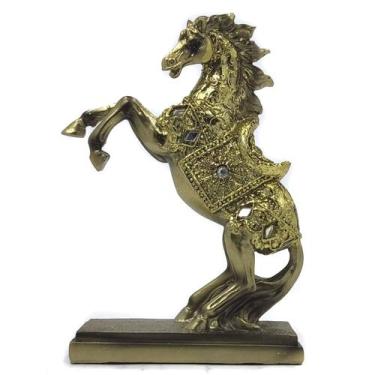 Imagem de Cavalo Decorativo Enfeite em Resina decoração casa sala - Luhi Comérci
