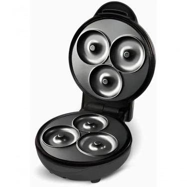 Imagem de Máquina De Donuts Mini Rosquinhas Dupla Face 110v Antiaderente 3 Moldes-cavidades 12cm X 16cm