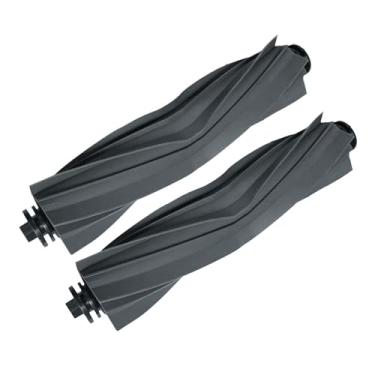 Imagem de HUAYUWA Kit de acessórios de aspirador de pó compatível com Dreame L20 Ultra / L30 Ultra / X20 Pro Plus, peças de substituição de aspirador de pó robô vassoura (2 rolos de escova de borracha)