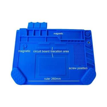 Imagem de Tapete de Silicone Magnético para Solda - Isolamento Térmico para Mesa