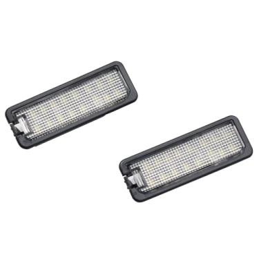 Imagem de Yoegerery 2 peças de luz LED de placa de carro para VW GOLF 4 5 6 7 6R Passat B6 Lupo Scirocco Polo lâmpada branca luz de substituição