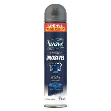 Imagem de Desodorante Antitranspirante Aerosol Suave Men Invisível 200ml