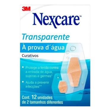 Imagem de Curativo Nexcare à Prova D'água 12 Unidades