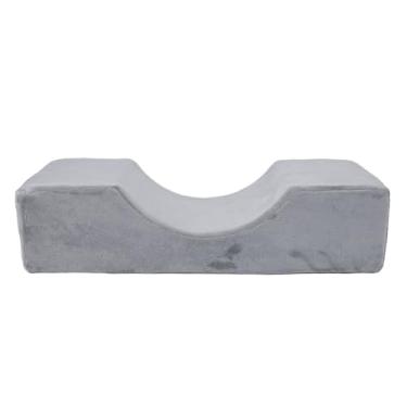 Imagem de Travesseiro de Espuma Viscoelástica Travesseiro de Salão de Beleza, Extensão de Cílios Travesseiro de Veludo para Cílios Travesseiro de Pescoço de Espuma Viscoelástica para Salão