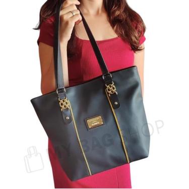 Imagem de Bolsa Feminina Grande De Ombro De Lado para Faculdade Trabalho Passeio