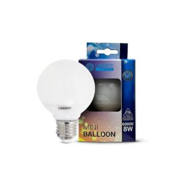 Imagem de Lâmpada Mini Balloon Bolinha LED E27 8W Bivolt - Luminatti