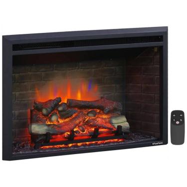 Imagem de Lareira Elétrica PuraFlame EF302A de Embutir A56x89L com Controle Remoto, 110V, 1500W, Preta