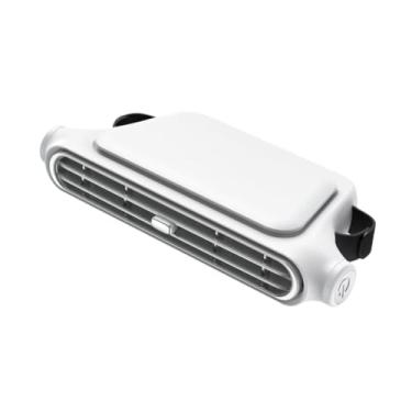 Imagem de IEUDNS Fã do assento de carros para banco traseiro USB, fã de resfriamento Salvando o ventilador de circulação elétrica de ar de 3 velocidades para Van, Branco