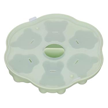 Imagem de Bandeja de Cuba de Gelo de Molde de Molde de Urso e Gato de Urso e Gato, Fabricante de Chocolate Sem Bastão Com Tampa para Assar Pudim de Bolo de Goma, Aplicabilidade para Comida de bebê, Gelo,