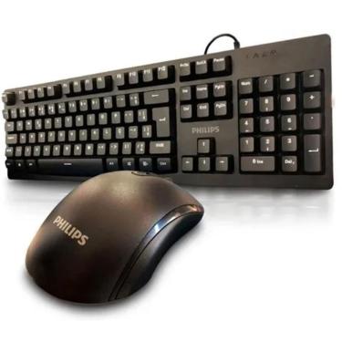 Imagem de Kit Teclado e Mouse Officer 1000DPI com Fio USB Preto