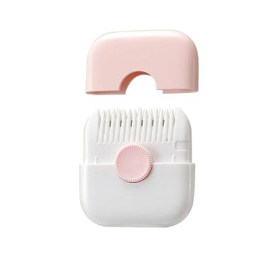Imagem de Aparador de pontas duplas Pink Lady - Pente de corte de cabelo 2 em 1, aparador de cabelo feminino