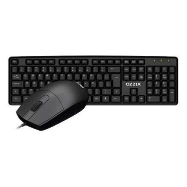 Imagem de Kit Teclado E Mouse Básico Office Com Fio Qualidade Ozzix
