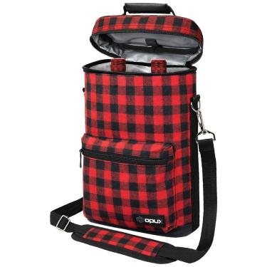 Imagem de Bolsa Térmica Para Transporte de Vinhos até 2 Garrafas, OPUX, Vermelho