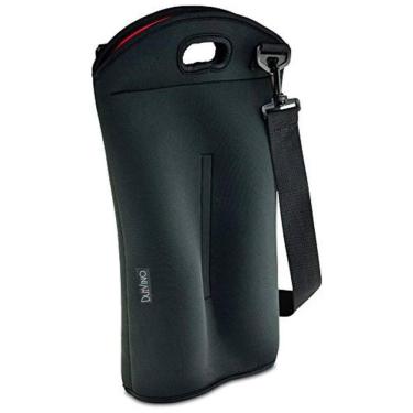 Imagem de Bolsa Térmica Para Transporte de Vinhos de Neopreme até 2 Garrafas, DU VINO COMINHKPR102772, Preto