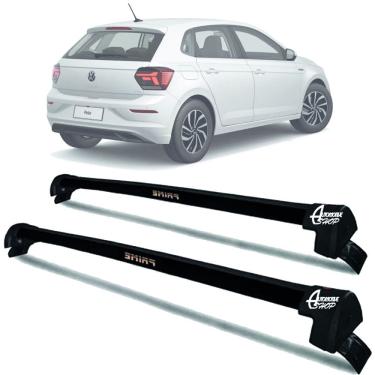 Imagem de Rack Teto Aluminio Prime VW Polo Hatch 2019 a 2025 PTO PR190