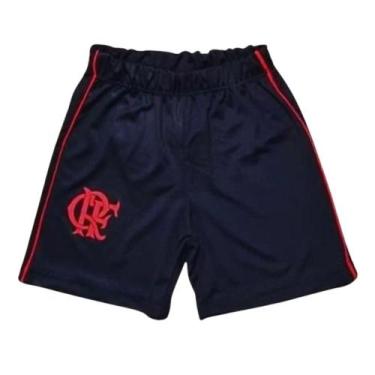 Imagem de Shorts Infantil Flamengo Oficial (1 a 14 Anos) - Revedor, Tam 1