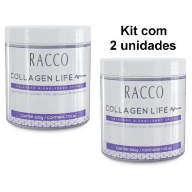 Imagem de Kit c/ 2 Collagen Life Colageno Hidrolisado em Po Puro Sem Sabor Racco