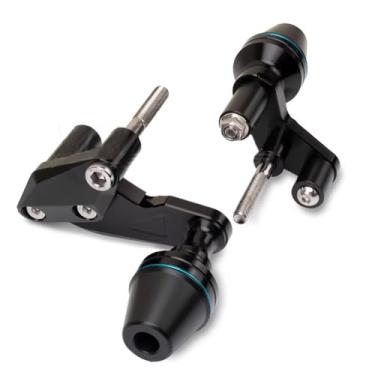 Imagem de Acc-Creativity Motocicleta CNC Alumínio Motor Crash Guard Case Frame Sliders Protector Proteção contra quedas Compatível com BMW S1000RR 2023-2024 (Azul)