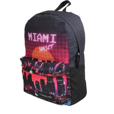 Imagem de Mochila Costas Feminina Landscape Miami Sunset Dermiwil