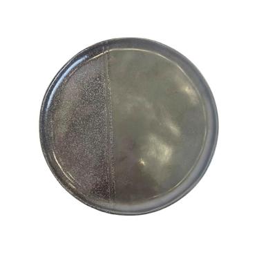 Imagem de Jogo 6 Pratos De Sobremesa 21cm Cerâmica Mesa Posta Preto