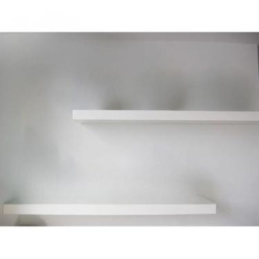 Imagem de 2 Prateleiras Reta 60 cm Mdf P/Decoração, Parede, Cozinha, Sala e Quarto