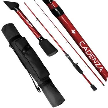 Imagem de Kit Vara Albatroz Cadenza Carretilha 1,80mt 17lb Porta Vara - makis fi