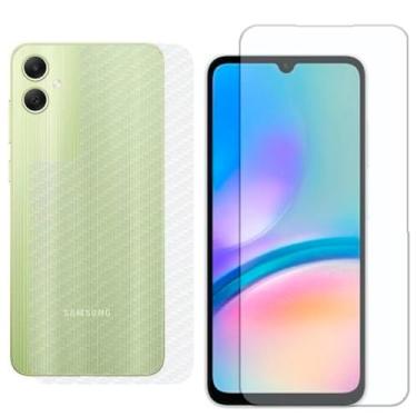 Imagem de Virtual Multi - Película Hidrogel + Adesivo Fibra de Carbono para Samsung Galaxy A05 - Transparente