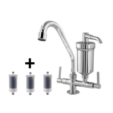 Imagem de Torneira De Inox Com filtro Para Cozinha, Bancada, Balcão, Mesa - oem