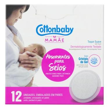 Imagem de Absorventes para seios Cottonbaby Absorvente 12 un