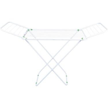 Imagem de Varal de Chão 144x49cm Mor Slim 6105 com Abas Branco