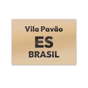 Imagem de Imã de Geladeira Vila Pavão Espírito Santo MDF 8cm x 5cm
