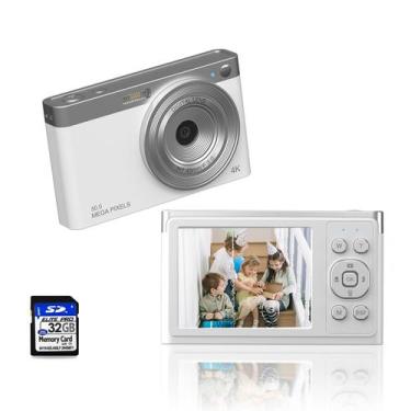 Imagem de Câmera digital Ordine 4K Kids 50MP com foco automático SD de 32GB bran