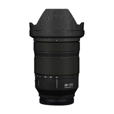 Imagem de Skin Lens Camera Skin Wrap Vinil Protetor Adesivo Acessórios de Fotografia para Panasonic Lumix S 24-105mm F4 24 105 (Circuit Black)