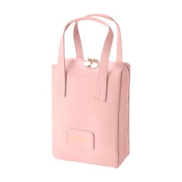 Imagem de FashionCha Bolsa de Maquiagem, Bolsa de Higiene Pessoal com Alça, Presentes de Aniversário, Organizador de Produtos de Higiene Pessoal, Bolsa Organizadora de Maq, Rosa