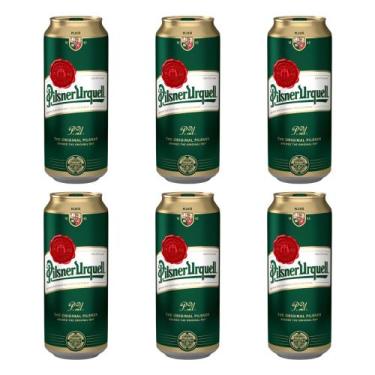 Imagem de Kit De 6 Cerveja Tcheca Pilsner Urquell Lata 500ml Importada