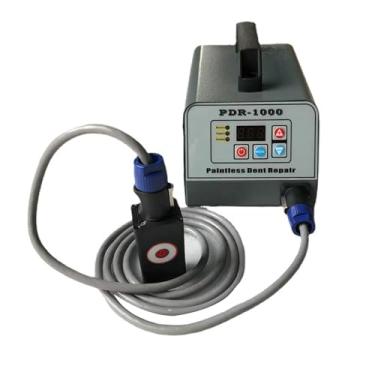 Imagem de CIADAZ PDR-1000 Máquina de reparo de amassados de carroceria portátil, ferramenta removedora de amassados domésticos, tempo/potência, ajuste de carro, dispositivo de reparo de amassados sem pintura