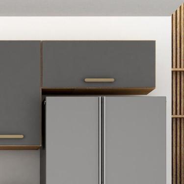 Imagem de Armário Aéreo para Cozinha 1 Porta Geladeira São Luis - Valdemóveis