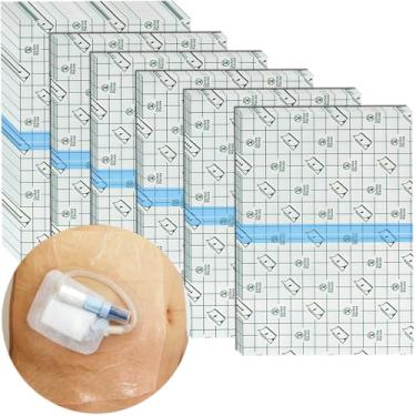 Imagem de Capa de chuveiro para cateter de diálise | Protetor de chuveiro de 15 x 20 cm para curativos de linha central, bandagens grandes à prova d'água, portas de quimioterapia, capas de cateter para banho