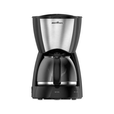 Imagem de Cafeteira Elétrica Britânia BCF32A 1,28L Preta / Inox, 110V