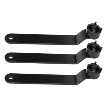Imagem de Profissional 4 Garra Angle Grinder Chave de serviço pesado Ajuste ajustável porca de trava Acessório de manutenção eficiente para madeira de metal aço de alto carbono 3pcs