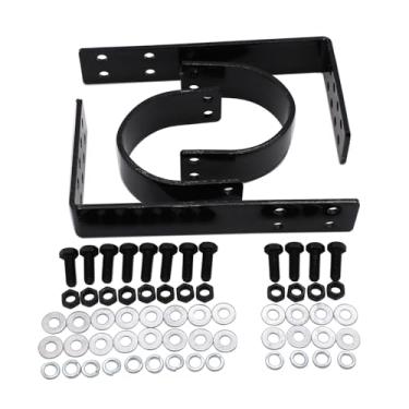 Imagem de 1 conjunto de parafusos de segurança de eixo de transmissão de aço preto universal no eixo traseiro de acionamento ajustável