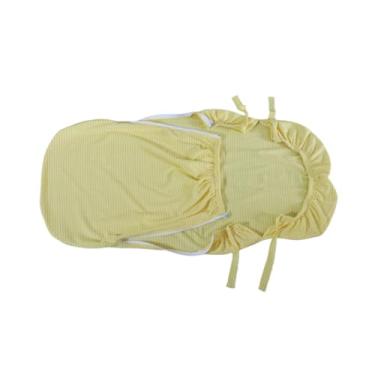 Imagem de Bothyi Capa protetora para cadeira de escritório, acessórios laváveis, capa elástica para assento, para cadeira, espaço de trabalho, sala de jantar, Amarelo