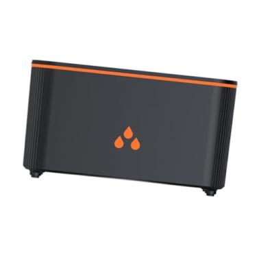 Imagem de IEUDNS Difusor de óleos essenciais, fragrância para casa, baixo ruído, decoração para casa, umidificador de aroma portátil, luz noturna colorida para spa, Preto