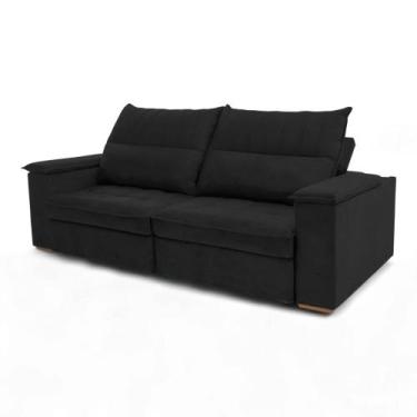 Imagem de Sofá Retrátil Reclinável Casal 2 Lugares 2,50m California Veludo - Loj