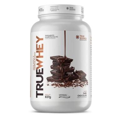 Imagem de True Whey Protein True Source Dark Chocolate 837g, Dark Chocolate, 837