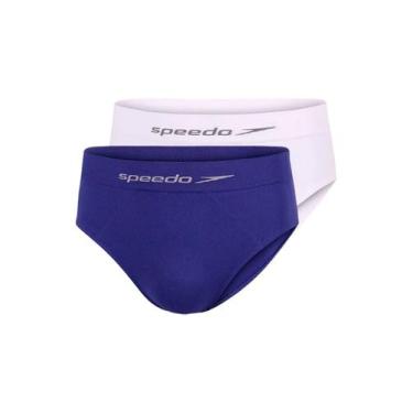 Imagem de Kit com 2 Cuecas Slip Speedo 4280 Colorido, Azul, 1XG