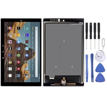 Imagem de YUNCHAO Acessórios telefônicos Tela LCD OEM para Amazon Fire HD 10 2019 9th Gen M2V3R5 com Montagem Full (Black) Digitizer (preto) Substituição do telefone celular