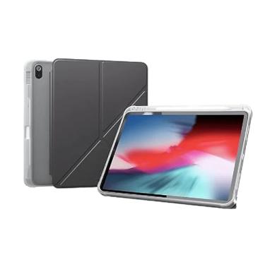 Imagem de WIWU iPad Classic III Case 10.9"/11" Air (2024) – Capa Preta, Proteção Anti-Impacto, Suporte Dobrável Multiângulos, Bordas Elevadas, Encaixe Preciso, Design Slim Premium e Durável